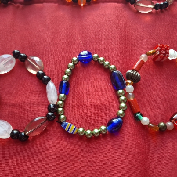 Colorful Beaded Bracelet Set - Picture 2 of 4
